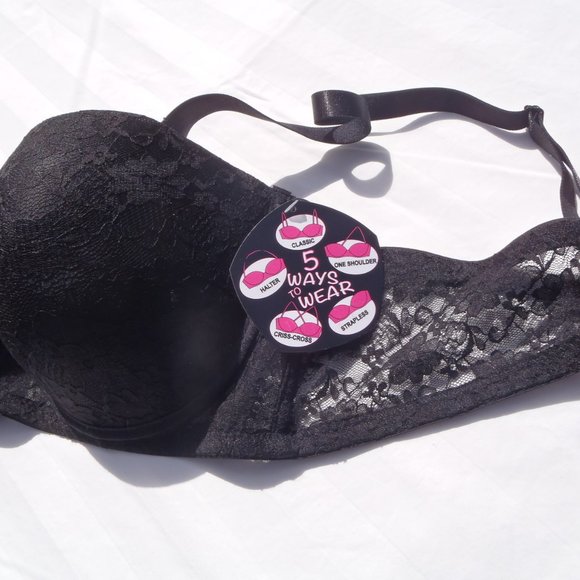 Secret Lace Black Fuchsia Bra - NWT - Picture 10 of 10